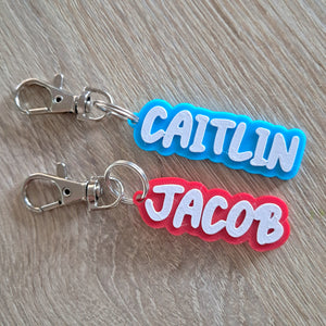 Custom Name Keyring (small)