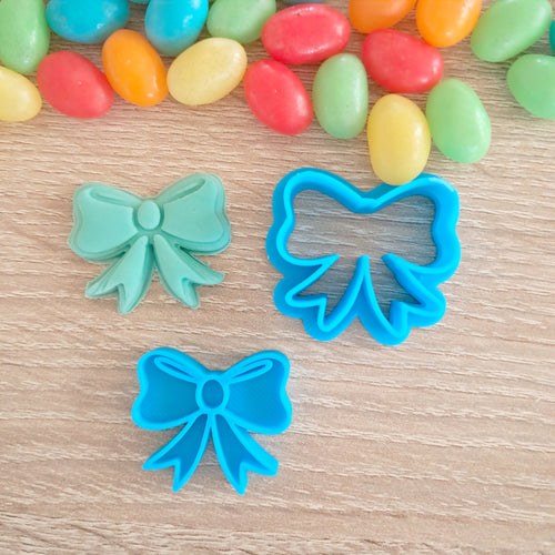 Mini Bow Fondant Cutter & Stamp