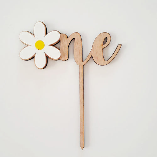 Daisy One Cake Topper