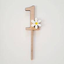 Load image into Gallery viewer, Daisy Number 1 Cake Topper