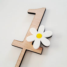 Load image into Gallery viewer, Daisy Number 1 Cake Topper