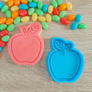 Apple Cookie Cutter & Fondant Stamp