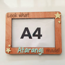 Load image into Gallery viewer, Personalised A4 Kids Art Display Frame