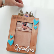 Load image into Gallery viewer, Personalised Love You Photo Frame