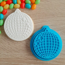 Load image into Gallery viewer, Disco Ball Cookie Cutter &amp; Fondant Stamp