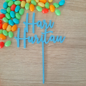 Acrylic Hari Huritau Cake Topper (more colours available)