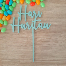 Load image into Gallery viewer, Acrylic Hari Huritau Cake Topper (more colours available)