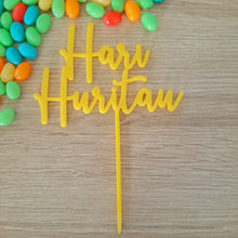 Load image into Gallery viewer, Acrylic Hari Huritau Cake Topper (more colours available)