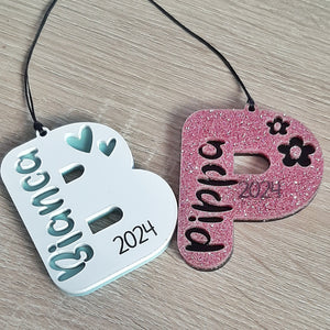 Personalised Letter Christmas Decoration