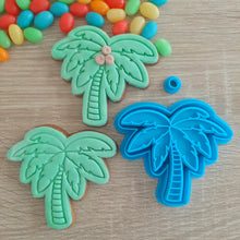 Load image into Gallery viewer, Palm Tree Cookie Cutter &amp; Fondant Stamp