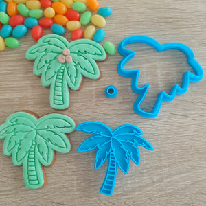 Palm Tree Cookie Cutter & Fondant Stamp