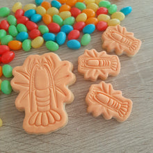 Load image into Gallery viewer, Crayfish Cookie Cutter &amp; Fondant Stamp