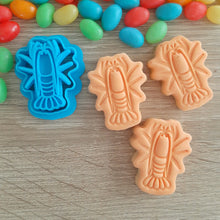 Load image into Gallery viewer, Mini Crayfish Cookie Cutter &amp; Stamp