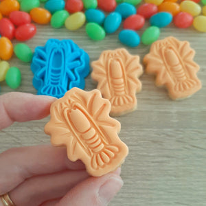 Mini Crayfish Cookie Cutter & Stamp