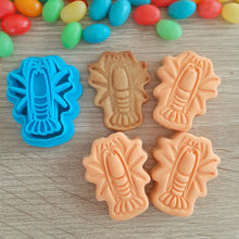 Load image into Gallery viewer, Mini Crayfish Cookie Cutter &amp; Stamp