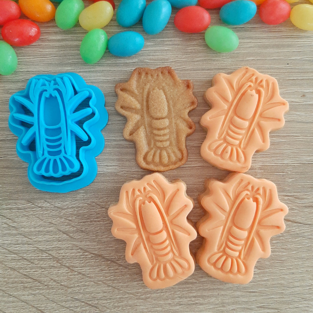 Mini Crayfish Cookie Cutter & Stamp