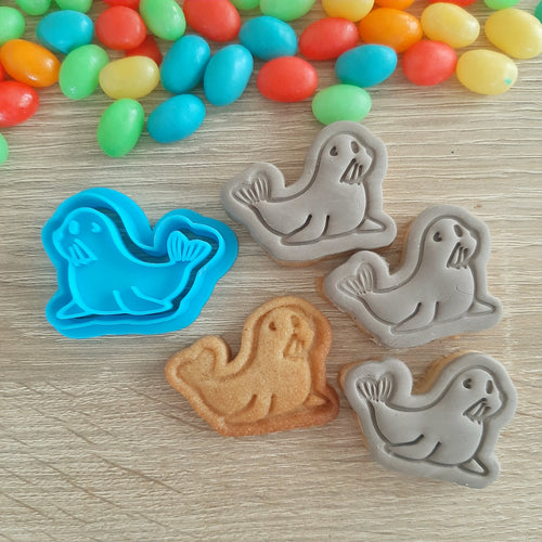 Mini Seal Cookie Cutter & Stamp