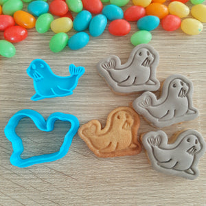 Mini Seal Cookie Cutter & Stamp