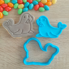 Load image into Gallery viewer, Seal Cookie Cutter &amp; Fondant Stamp