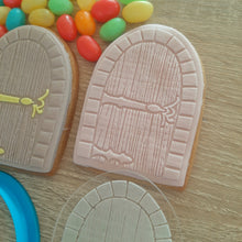 Load image into Gallery viewer, Fairy Door Raised Acrylic Fondant Stamp &amp; Cookie Cutter