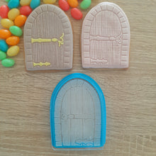 Load image into Gallery viewer, Fairy Door Raised Acrylic Fondant Stamp &amp; Cookie Cutter