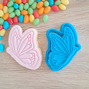 Butterfly (side-view) Cookie Cutter & Fondant Stamp