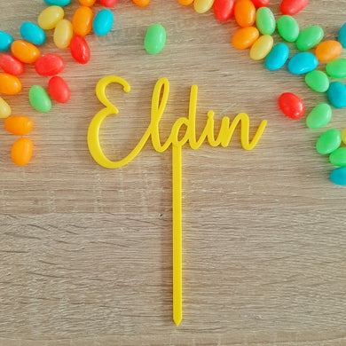 Custom Name/Text Acrylic Cake Topper